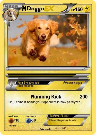 Pokémon Doggo 200 200 Running Kick My Pokemon Card