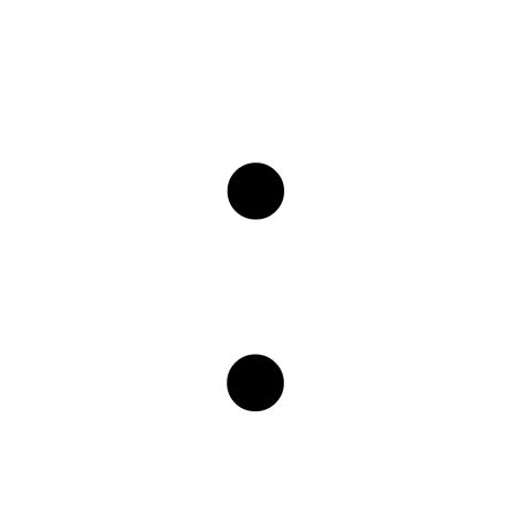This makes the relation between the two units more obvious as it alerts the reader to regard the latter unit as significant to the. File:Colon.svg - Wikimedia Commons