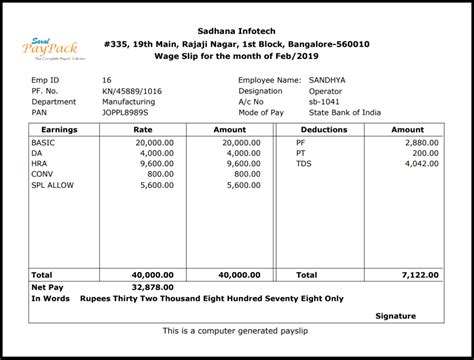 Salary Slip Malaysia Format Sample Payslip Template In Excel Build A