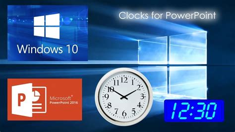 How To Add A Live Clock In Power Point Presentation Youtube
