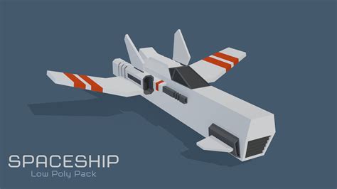 Spaceship Lowpoly Pack 3d Model By Tarasov3d
