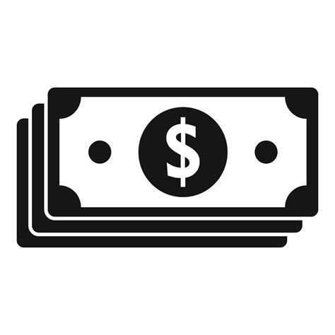 Money Cash Pack Icon Simple Style 14671530 Vector Art At Vecteezy