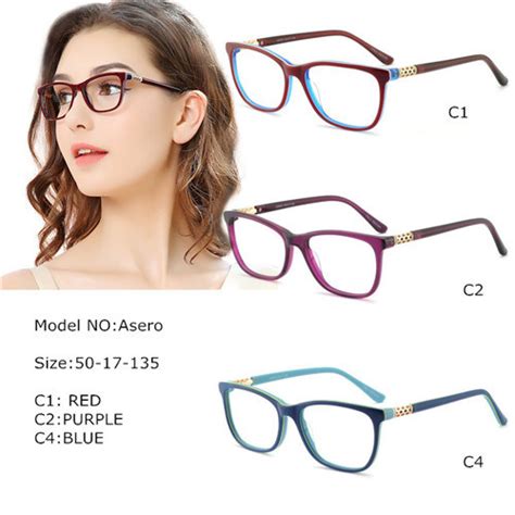 2019 Best Selling Women Acetate Eyeglasses Frame Eyewear China