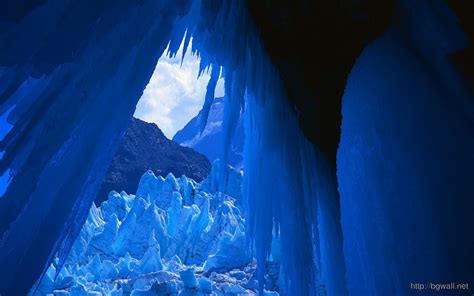 Ice Cave Wallpaper 8450 Background Wallpaper Hd