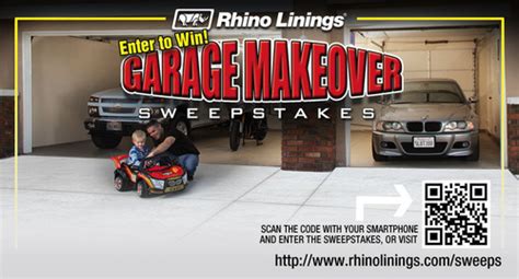 Maybe you would like to learn more about one of these? Rhino Linings Announces Garage Makeover Sweepstakes