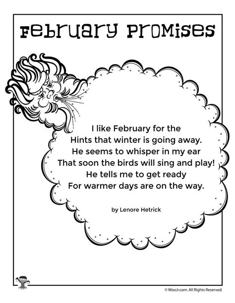 February Promises Poetry For Kids Woo Jr Kids Activities Children