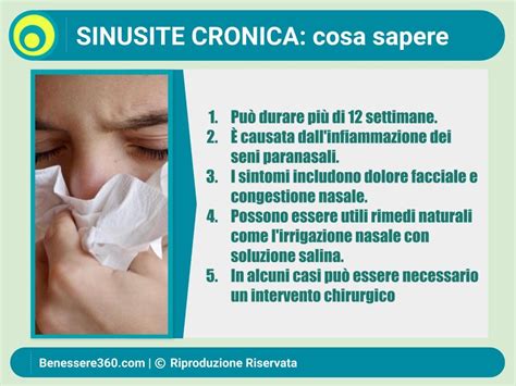 Sinusite Cronica Sintomi Diagnosi E Trattamento