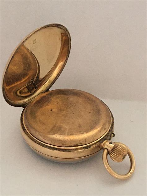 antique 14k gold penlington and batty liverpool and manchester small pocket watch for sale at