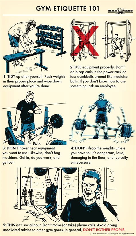 Gym Etiquette 101 The Art Of Manliness