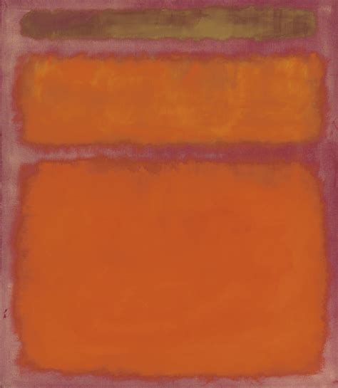 Rothko Mark Orange Rouge Jaune 1961 206×236 Cm Descriptif De L