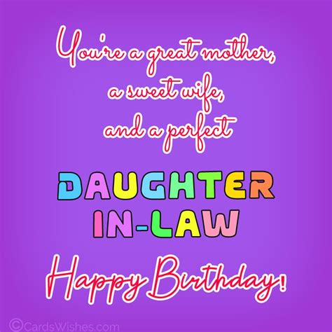 Heartfelt Birthday Wishes For Daughter In Law Happy Birthday Wishes