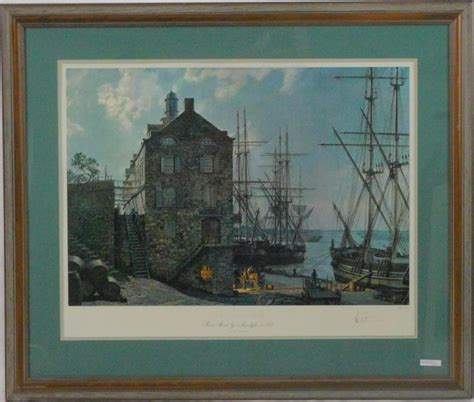 Sold Price John Stobart B 1929 Ma Fl Framed And Glazed April 6