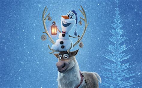 Download Wallpapers 4k Olafs Frozen Adventure 2017 Movie Christmas