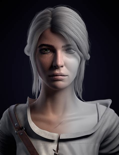 Cirilla Of Cintra The Witcher Finished Projects Blender Artists Community