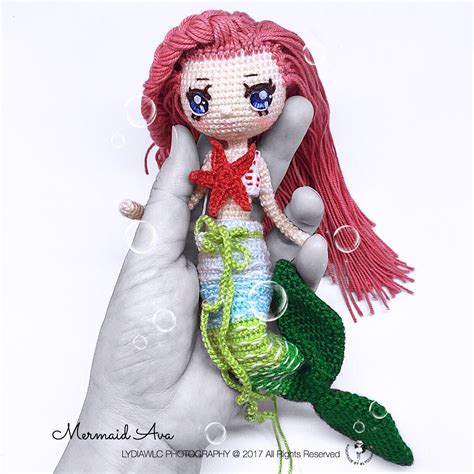 Mermaid Ava ️ Crochet Dolls Crochet Doll Crochet Amigurumi