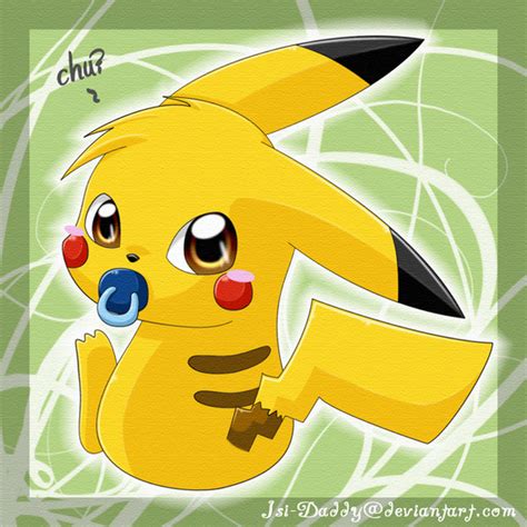 Baby Pikachu 02 By Isi Daddy On Deviantart