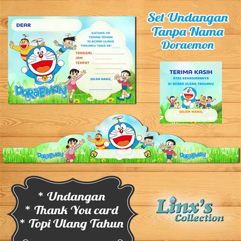 15 undangan ulang tahun dewasa unik dan inspiratif | undangan terbaru. Set Undangan Ulang Tahun Doraemon Isi 10 Set Lazada Indonesia