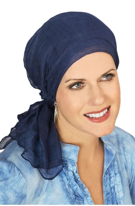 So Simple Scarves™ Pre Tied Scarf In Solid Crinkle Chiffon Ladies Head Scarf Scarves For