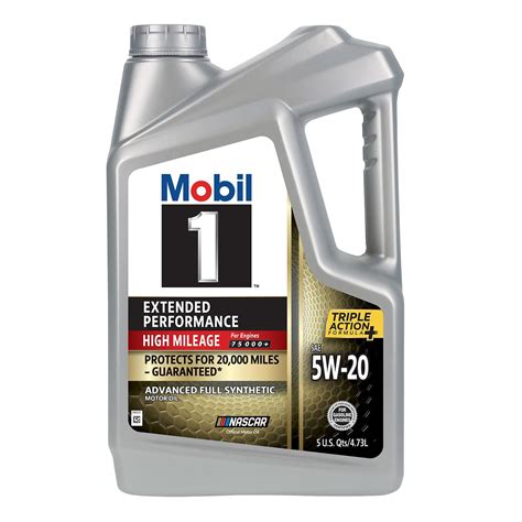 Mobil 1 Extended Performance High Mileage 5w 20 Full Synthetic Engine