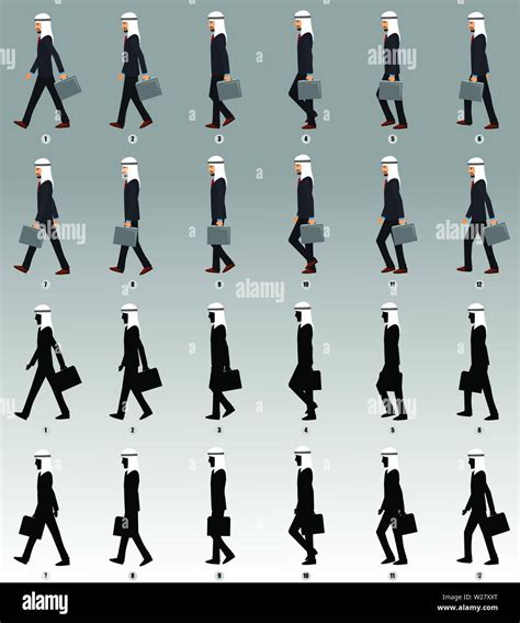 Search Photos Walk Cycle Animation Sprite People Silhouette Images