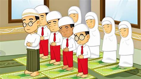 Gambar kartun anak mengaji di masjid. Gambar Kartun Sholat Berjamaah Di Masjid