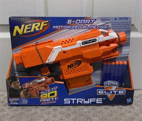 Nerf N Strike Elite Orange Stryfe Blaster Toy Gun Motorized Brand New