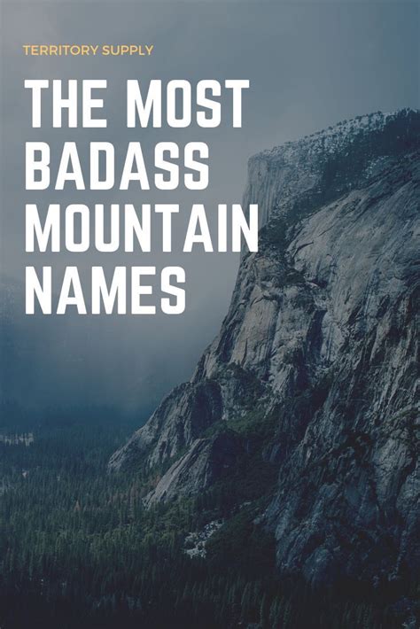 Badass Mountains With Badass Names Power Rankings Edition Badass
