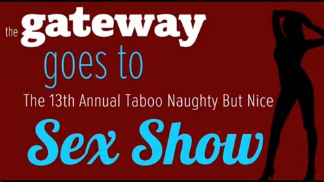 The Gateway Goes To The 13th Annual Naughty But Nice Sex Show Free Download Nude Photo Gallery