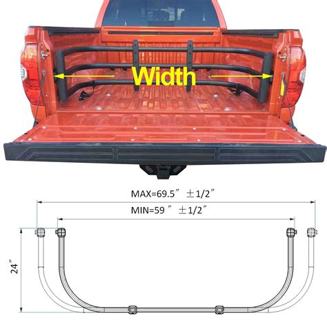 Buy Spurtar Truck Bed Extender Aluminum Tailgate Extension Compatible