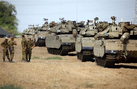 Dozens Of Israeli Tanks Mass Around Gaza Ahead Of Friday Protests