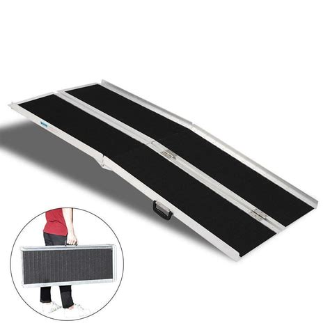 3468ft Folding Aluminum Wheelchair Ramp Portable Mobility Scooter
