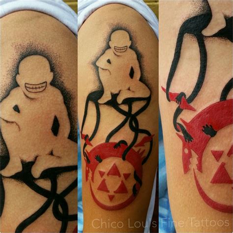 He instead has only a small circular mark on his true form's body. Chico Lou's Fine Tattoos | Anime tattoos, Geek tattoo ...