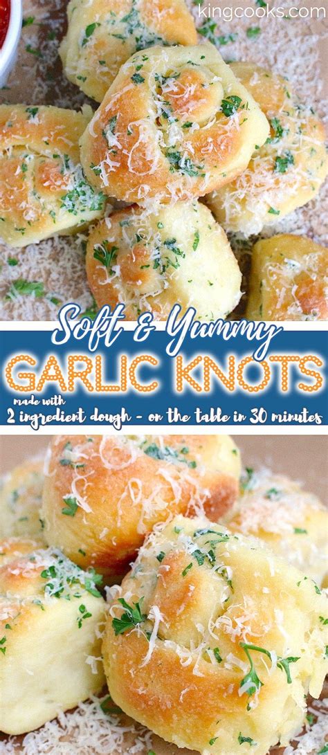 Easy Garlic Parmesan Knots Kingcooks Garlic Parmesan Knots Garlic