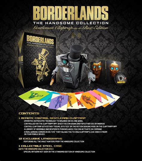 Borderlands The Handsome Collection Gentleman Claptrap In A Box