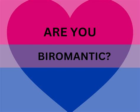 Am I Biromantic Honest And Respectful Biromantic Quiz