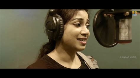 Shreya Ghoshal Singing In Studio Live Recording Without Music Video