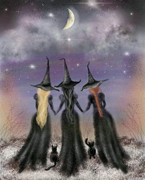 Pin By Christy Ingram On Witches Halloween Art Witch Painting
