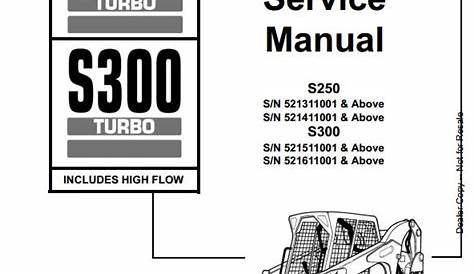 bobcat s250 electrical schematic