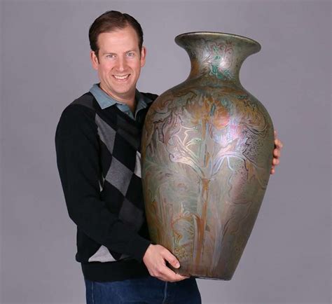 huge weller sicard vase  california historical design