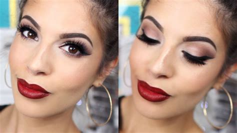 Classic Holiday Makeup Tutorial 2015 Youtube