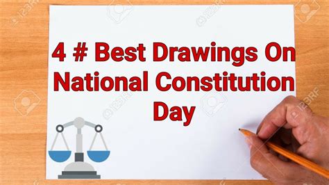 Best Drawings On National Constitution Day Posters On Indian