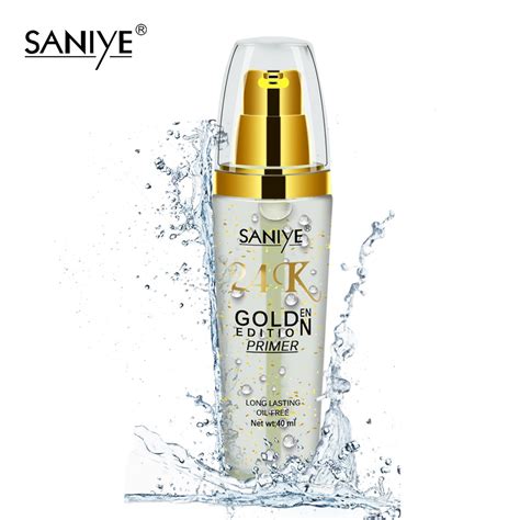 Today's video about kiss beauty 24k gold primer and makeup fix review. SANIYE 24K Gold Edition Primer Makeup Anti Wrinkle Anti ...