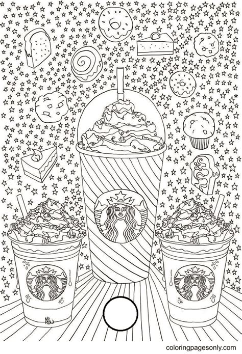 Starbucks Cup Coloring Pages Starbucks Coloring Pages Coloring