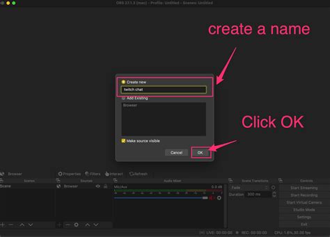 How To Add Embed Stream Chat To Obs Studio Jan