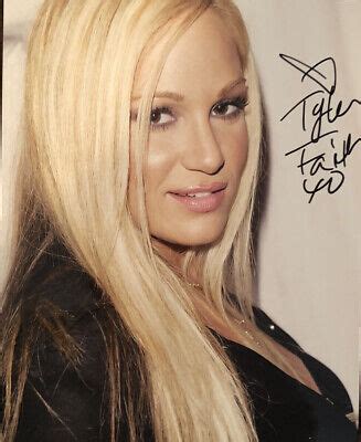 Tyler Faith Adult Star Signed X Perfect Pink Photo Autograph Sexy
