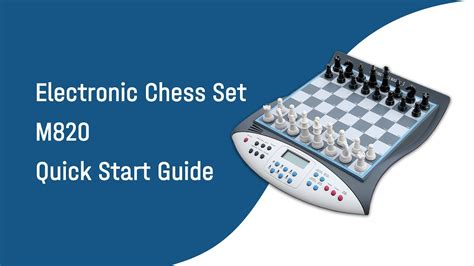 Vonset Talking Chess Master M820 Electronic Chess Sets Qs Guide Youtube