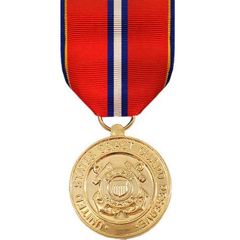 Uscg Reserve Good Conduct Anodized Full Size Medal Vanguard Industries