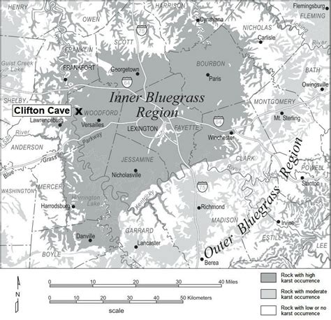 The Inner Bluegrass Karst Region Modified From Currens And Paylor 7