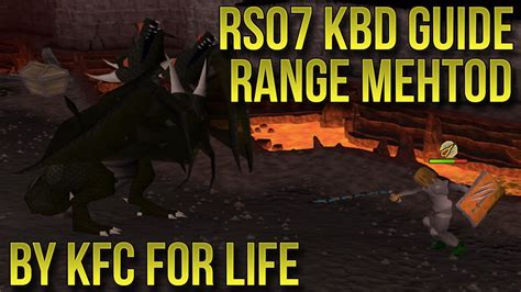 This is a good guide. Rs07 - Ultimate King Black Dragon Guide (Range) - KFC - YouTube