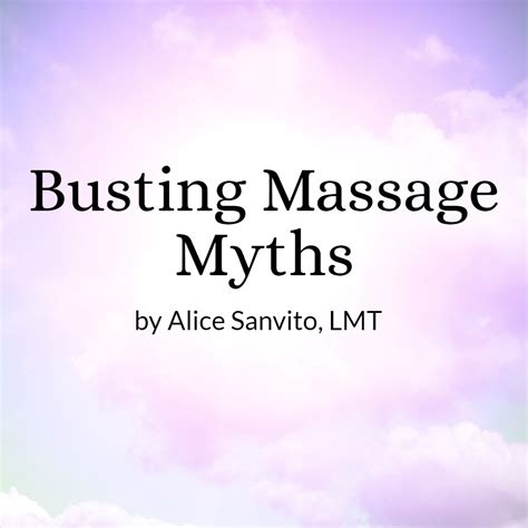 Keeping It Real Busting Massage Myths Jennifer Brand Academy